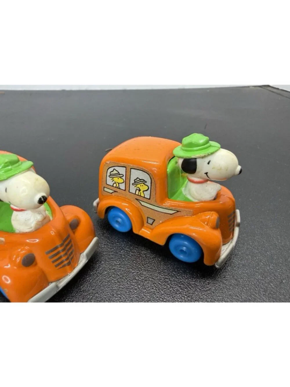 Vintage Peanuts: Snoopy Die Cast Collection Lot of 3 Vehicles Made In Macau